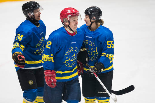 Andrreas Dackell, Jörgen Nyström och Emelie Berggren