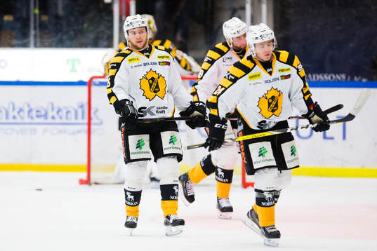 Skellefteås Mark Katic, Johan Alm och Andreas Wingerli