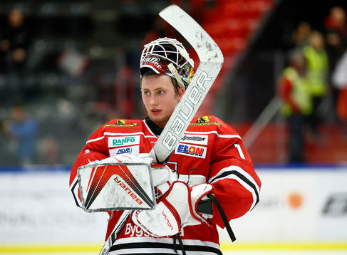 Örebros målvakt Isak Mantler gjorde SHL-debut