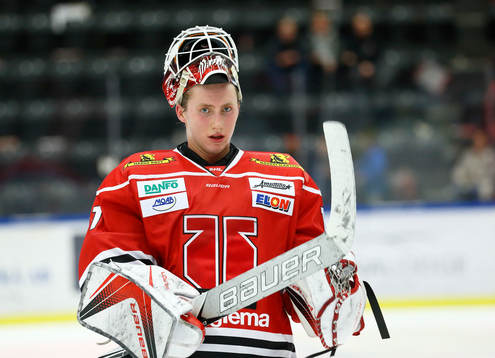 Örebros målvakt Isak Mantler gjorde SHL-debut