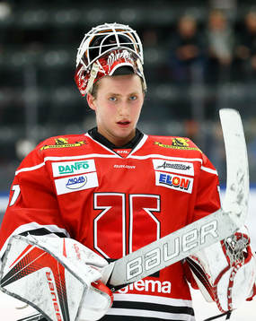Örebros målvakt Isak Mantler gjorde SHL-debut