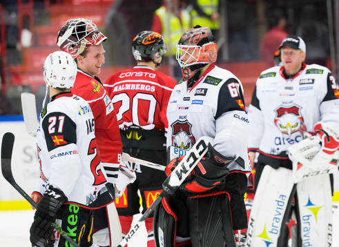 Örebros målvakt Isak Mantler som gjorde SHL-debut