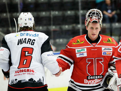 Örebros målvakt Isak Mantler gjorde SHL-debut