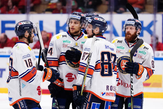 Växjös Andrew Calof, Eric Martinsson, Robert Rosén och