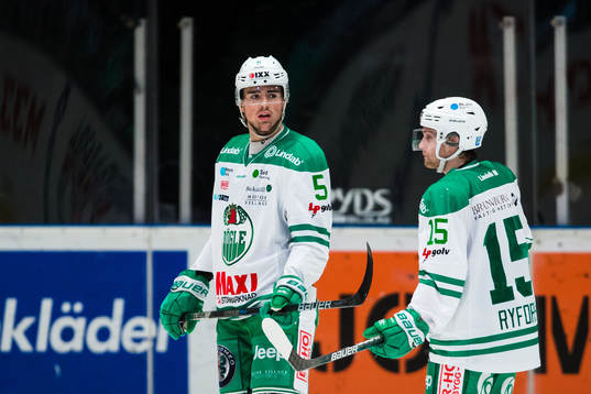 Rögles Alen Bibic deppar med Simon Ryfors