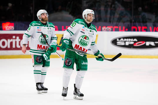 Rögles Ted Brithén och Janne Jalasvaara deppar