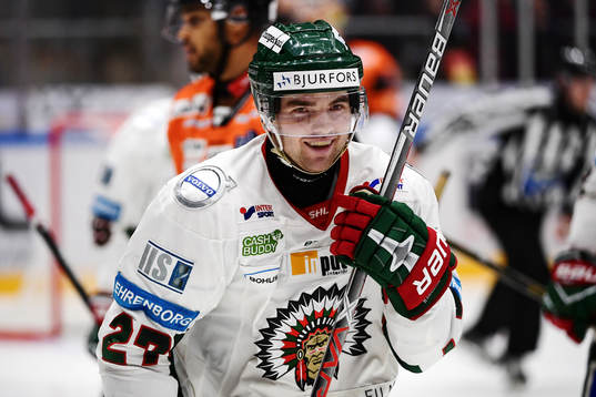 Frölundas Ponthus Westerholm jublar