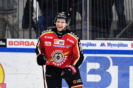 Luleås Einar Emanuelsson jublar