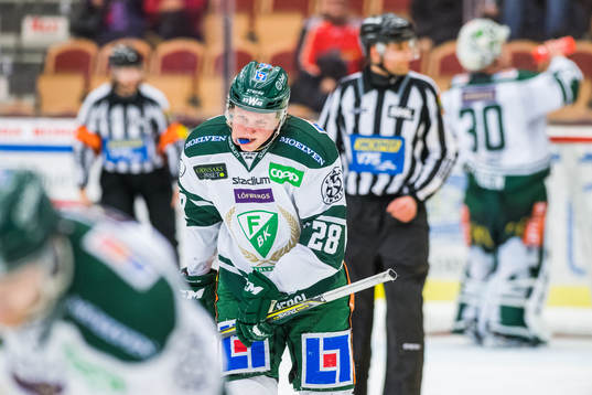 Färjestads Fabian Zetterlund deppar
