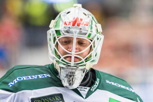 Färjestads målvakt Lars Haugen
