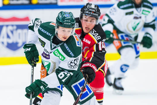 Färjestads Christoffer Törngren och Luleås Jonas Berglund