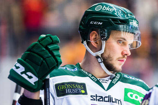 Färjestads Theodor Lennström deppar