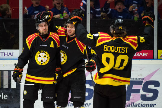 Brynäs Lukas Kilström , Jesper Jensen och Jesper Boqvist