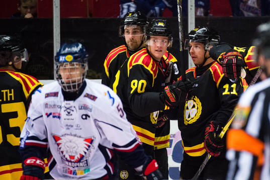 Brynäs Lukas Kilström , Jesper Boqvist och Kevin Clark