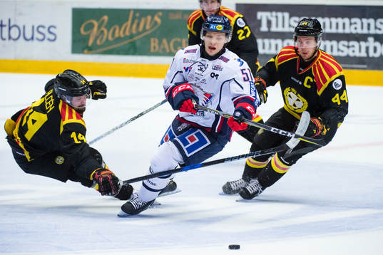 Brynäs Johan Alcén och Jacob Blomqvist jagar Linköpings