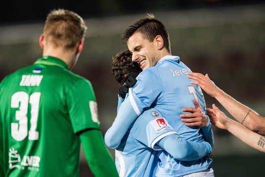 Malmö FFs Alexander Jeremejeff jublar