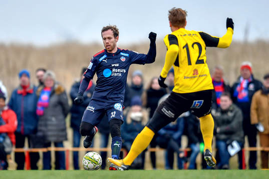 Helsingborgs Anders Randrup och Mjällbys David Löfquist