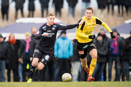 +hiof+Darijan Bojanic och Mjällby Jesper Löfgren