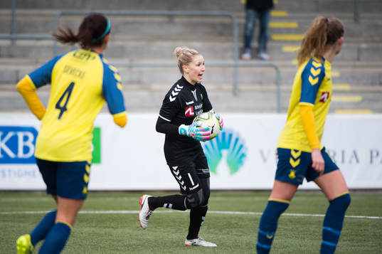 Bröndbys målvakt Katrine Abel