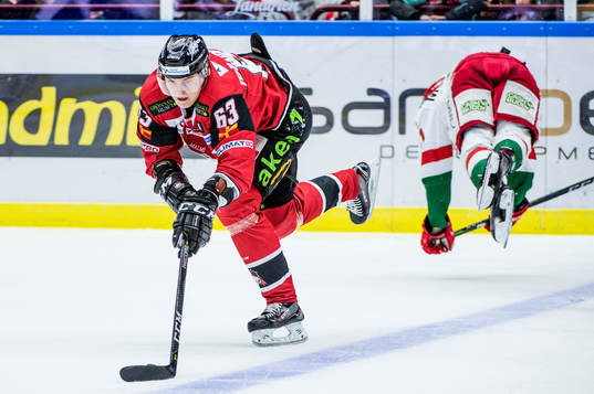 Malmö Redhawks Fredrik Händemark bjuder Moras Jacob