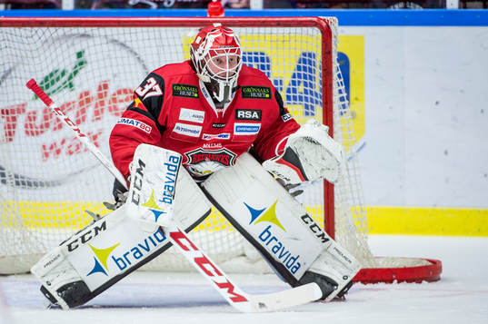 Malmö Redhawks målvakt Jonas Gunnarsson