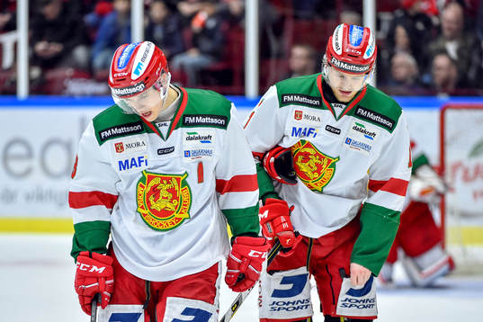 Moras Emil Bejmo och Alexander Hilmerson deppar