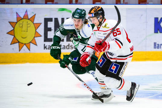 Färjestads Joakim Nygård och Örebros Sakari Manninen