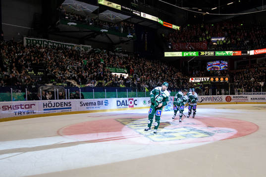 Färjestads Dick Axelsson jublar