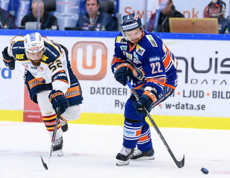 Växjös Janne Pesonen och Djurgårdens Mikael Ahlén