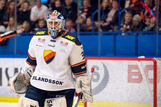 Djurgårdens målvakt Joacim Eriksson jublar
