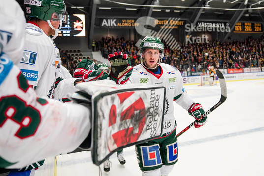Frölundas Matt Donovan jublar