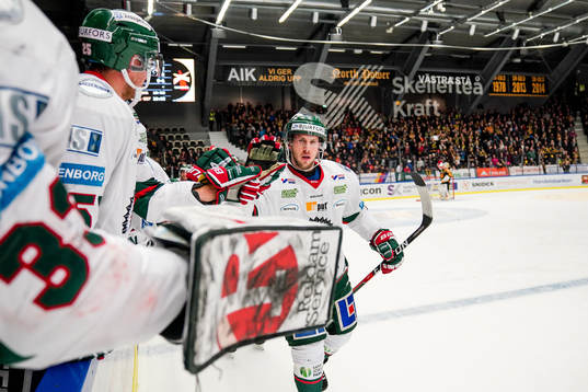 Frölundas Matt Donovan jublar