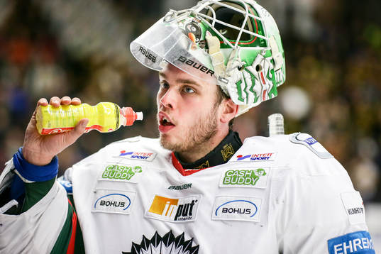 Frölundas målvakt Johan Gustafsson