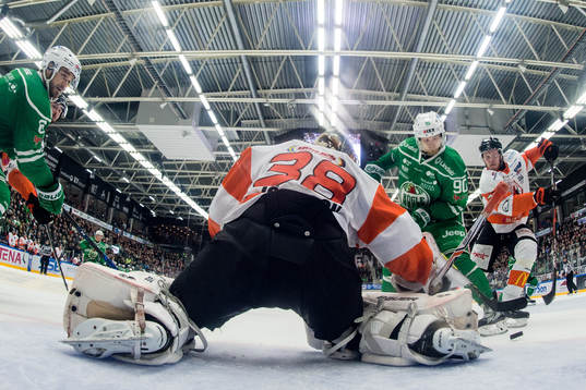 Rögles Ted Brithén och Craig Schira oroar mot Karlskronas