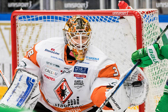Karlskronas målvakt Johannes Jönsson