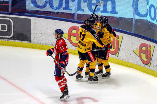 Luleås spelare jublar