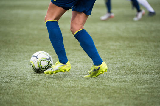 under träningsmatchen i fotboll mellan Rosengård och