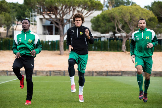 Provtränande Romario Baldé, Hammarbys Neto Borges och