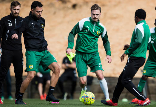 Hammarbys Imad Khalili och Arnór Smárason