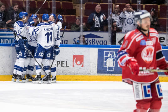 Leksands Tobias Forsberg och Jon Knuts och Martin Karlsson