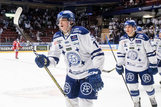 Leksands Johan Porsberger jublar
