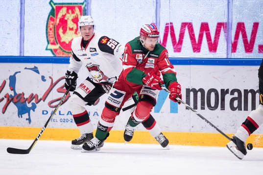 Malmö Redhawks Tobias Ekberg  och Moras Alexander