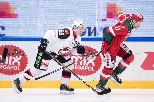 Malmö Redhawks Tobias Ekberg  och Moras Alexander