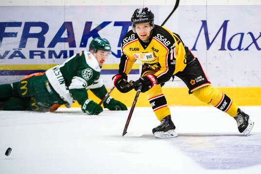 Färjestads Jens Westin och Luleås Einar Emanuelsson