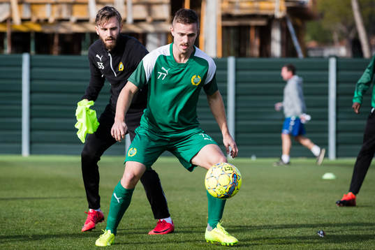 Hammarbys Simon Sandberg och Mats Solheim