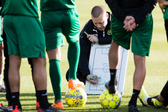 Hammarbys tränare Stefan Billborn