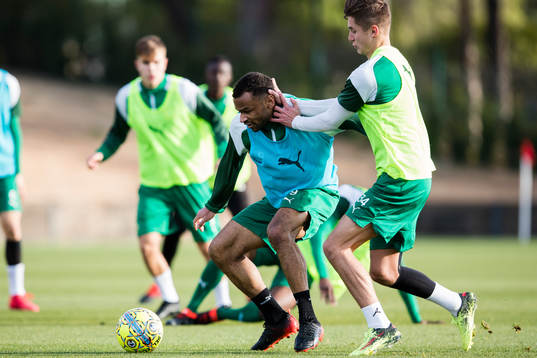 Hammarbys Hammarbys Serge-Junior Martinsson Ngouali i kamp
