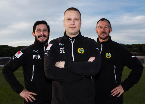 Hammarbys assisterande tränare Pablo Pinones-Arce,