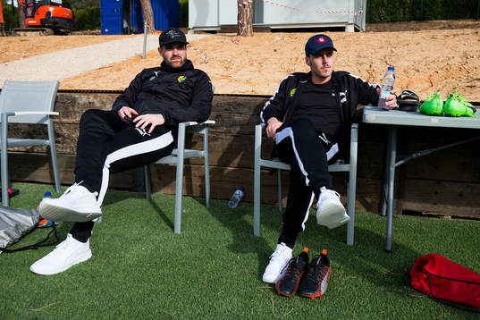 Hammarbys Mads Fenger Nielsen och Jeppe Andersen