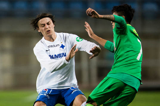 Norrköpings Simon Thern och Beijing Sinobo Guoans Wei